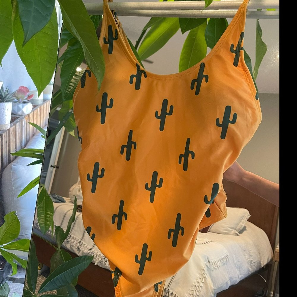 Yellow Cactus One Piece
